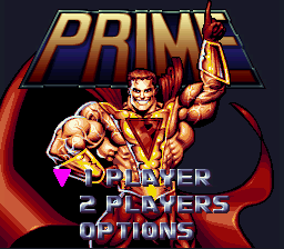 Prime (prototype) Title Screen
